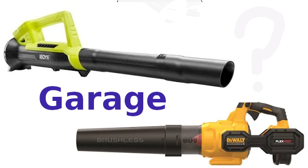 How To Hang Leaf Blower In Garage